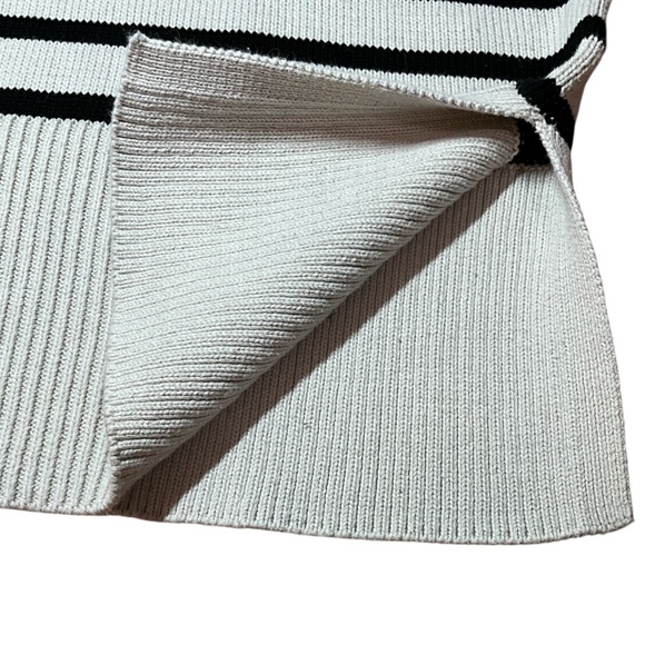 GAP 100% Cotton Chunky Knit Boxy Oversize Pullover Sweater Split Hem Sz L - Picture 9 of 11